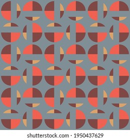 Decorative seamless pattern for web, advertising, textiles, prints or any design projects. Simple geometric shapes can make any surface or thing attractive.