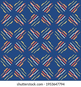 Decorative seamless pattern for web, advertising, textiles, prints or any design projects. Simple geometric shapes can make any surface or thing attractive.
