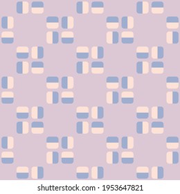 Decorative seamless pattern for web, advertising, textiles, prints or any design projects. Simple geometric shapes can make any surface or thing attractive.