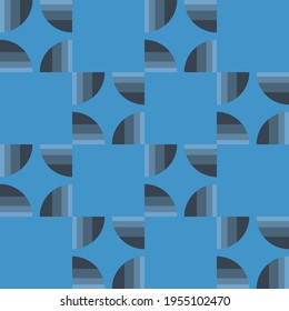 Decorative seamless pattern for web, advertising, textiles, prints or any design projects. Simple geometric shapes can make any surface or thing attractive.