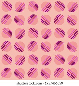 Decorative seamless pattern for web, advertising, textiles, prints or any design projects. Simple geometric shapes can make any surface or thing attractive.