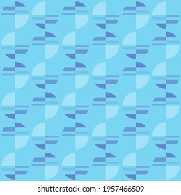 Decorative seamless pattern for web, advertising, textiles, prints or any design projects. Simple geometric shapes can make any surface or thing attractive.