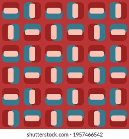 Decorative seamless pattern for web, advertising, textiles, prints or any design projects. Simple geometric shapes can make any surface or thing attractive.