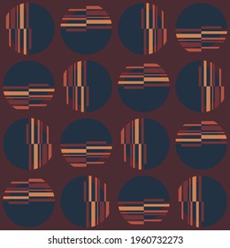 Decorative seamless pattern for web, advertising, textiles, prints or any design projects. Simple geometric shapes can make any surface or thing attractive.