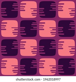 Decorative seamless pattern for web, advertising, textiles, prints or any design projects. Simple geometric shapes can make any surface or thing attractive.