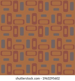 Patrón decorativo sin fisuras para web, publicidad, textiles, impresiones o cualquier proyecto de diseño. Las formas geométricas simples pueden hacer que cualquier superficie o cosa sea atractiva.