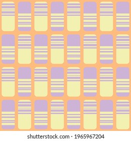 Decorative seamless pattern for web, advertising, textiles, prints or any design projects. Simple geometric shapes can make any surface or thing attractive.