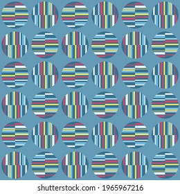 Decorative seamless pattern for web, advertising, textiles, prints or any design projects. Simple geometric shapes can make any surface or thing attractive.