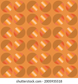 Decorative seamless pattern for web, advertising, textiles, prints or any design projects. Simple geometric shapes can make any surface or thing attractive.
