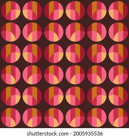 Decorative seamless pattern for web, advertising, textiles, prints or any design projects. Simple geometric shapes can make any surface or thing attractive.