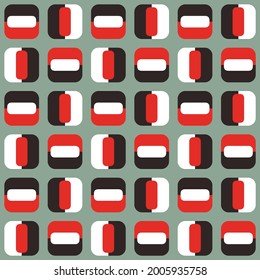 Patrón decorativo sin fisuras para web, publicidad, textiles, impresiones o cualquier proyecto de diseño. Las formas geométricas simples pueden hacer que cualquier superficie o cosa sea atractiva.