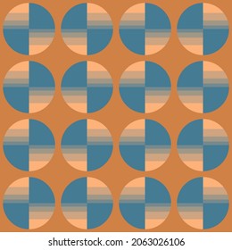 Decorative seamless pattern for web, advertising, textiles, prints or any design projects. Simple geometric shapes can make any surface or thing attractive.