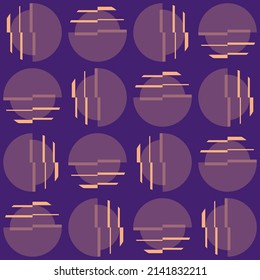 Decorative seamless pattern for web, advertising, textiles, prints or any design projects. Simple geometric shapes can make any surface or thing attractive.