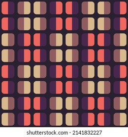 Patrón decorativo sin fisuras para web, publicidad, textiles, impresiones o cualquier proyecto de diseño. Las formas geométricas simples pueden hacer que cualquier superficie o cosa sea atractiva.