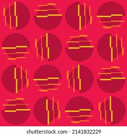 Decorative seamless pattern for web, advertising, textiles, prints or any design projects. Simple geometric shapes can make any surface or thing attractive.