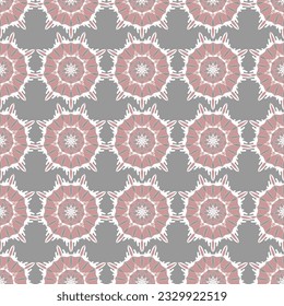 Decorative seamless texture. Creative ornamental pattern. Colorful vector background.