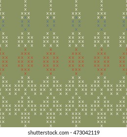 Decorative seamless vector background with abstract knit pattern