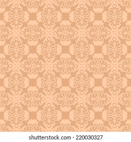 Decorative seamless vector background for retro design