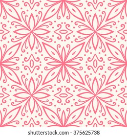 Decorative seamless vector pattern that can be used as: background, wallpaper, greeting card and invitation, wrapping paper, textile, on products like t-shirts, dresses, wall tapestries, blankets.