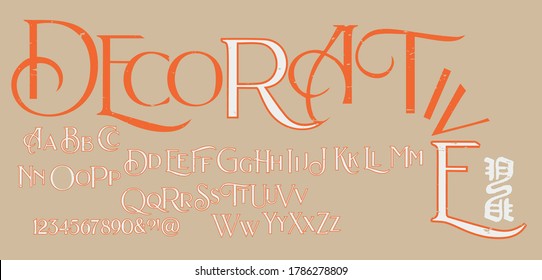 Decorative serif font inspired by the Art Deco era. It  represents vintage esthetics in a modern & minimalist way. The font is perfect for elegant ligatures logo design, packaging or invitation cards.