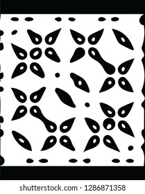 Decorative shape tile texture design vector pattern for many creative ideas