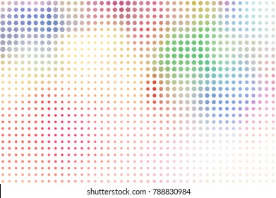 Decorative and shapes pixel style illustrations. Good for design texture & background. Vector artwork.