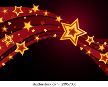 decorative shooting star background