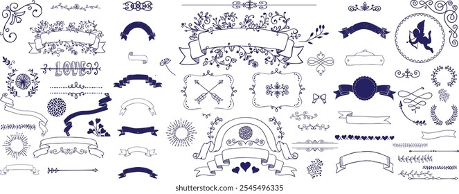 Divisor simple decorativo. Separadores de texto, separadores de línea mínimos retro, bordes elegantes del marco del doodle.