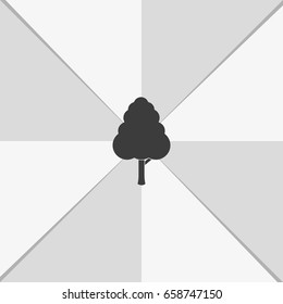Decorative simple tree.