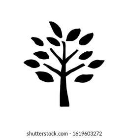 Decorative simple tree icon vector illustration eps 10