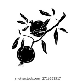 Esboço decorativo de uma raiz de alho. Gráficos vetoriais.