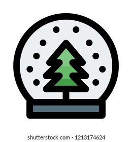 Decorative snow globe