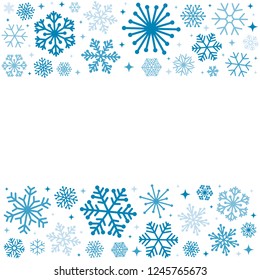 Decorative snowflake on white background