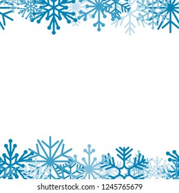 Decorative snowflake on white background