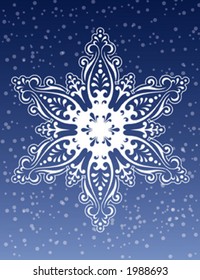 Decorative Snowflake Ornament