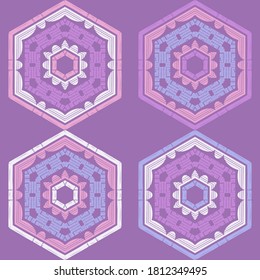 Espectáculos de nieve decorativos. Diseño étnico. Se puede usar para medios sociales, afiches, correo electrónico, impresos, diseños de anuncios.