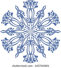 decorative snowflakes for the new year