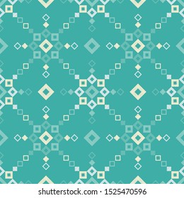 Decorative snowflakes. Seamless pattern. Vector illustration for web design or print.