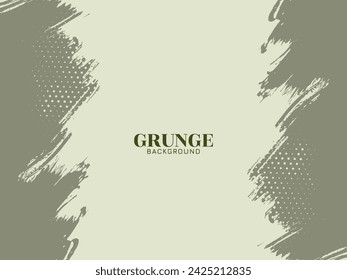Decorative soft green grunge texture vintage background design vector
