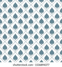 Decorative Spade Frame or Background Template