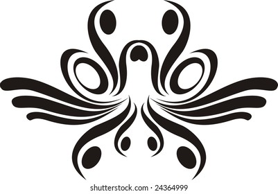 decorative spiral set scroll design elements