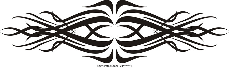 decorative spiral set scroll design elements
