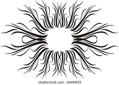 decorative spiral set scroll design elements