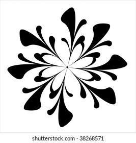  decorative spiral set scroll design elements