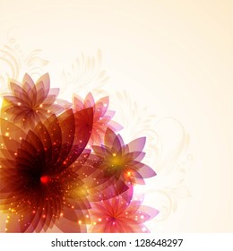 Fondo floral de primavera decorativa