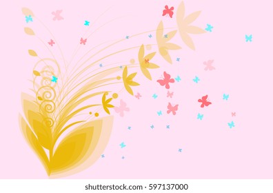 Decorative spring flowers