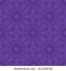 Decorative Square Template for Fabric Print. Azhure floral seamless pattern. Vector illustration. For fabric, bandana, carpet, shawl textile design