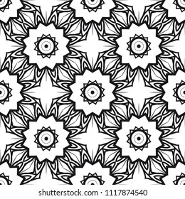 Decorative Square Template for Fabric Print. Azhure floral seamless pattern. Vector illustration. For fabric, bandana, carpet, shawl textile design