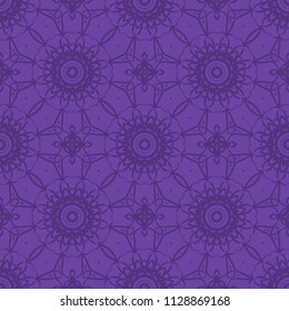 Decorative Square Template for Fabric Print. Azhure floral seamless pattern. Vector illustration. For fabric, bandana, carpet, shawl textile design