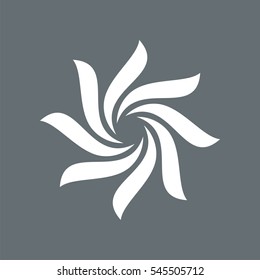 Decorative Star Flower Logo Template Illustration Design. Vector EPS 10.